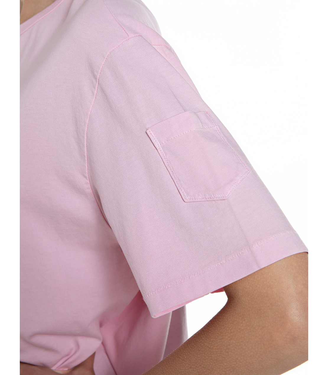 オーバーダイコットンジャージーTシャツ 詳細画像 フラミンゴピンク 5